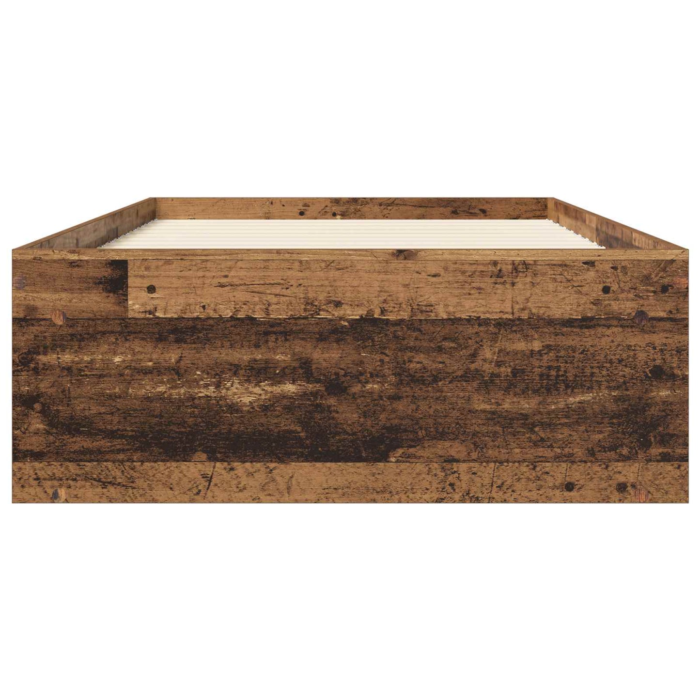 Telaio del letto con storage Legno antico 80 x 200 cm | homemem39