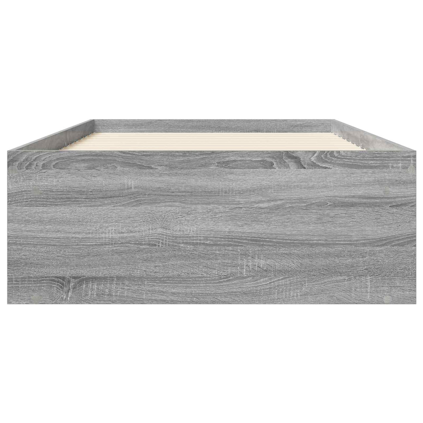 Telaio del letto con storage Sonoma grigio 80 x 200 cm | homemem39