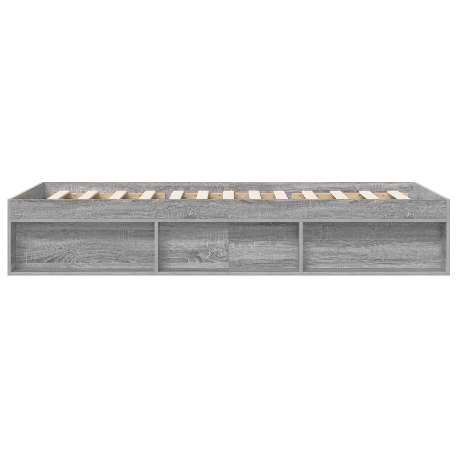 Telaio del letto con storage Sonoma grigio 80 x 200 cm | homemem39