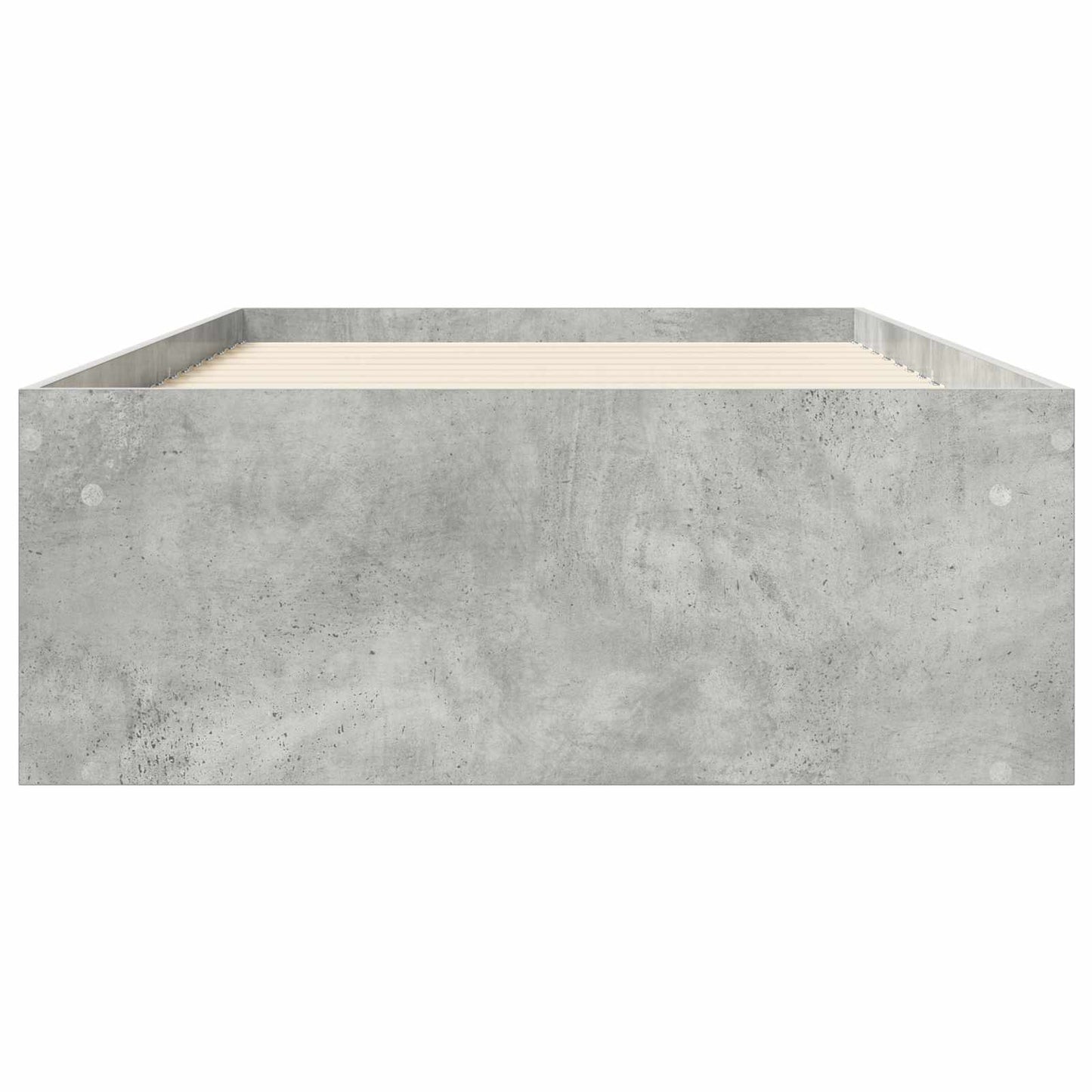 Telaio del letto con storage Grigio Cemento 80 x 200 cm | homemem39