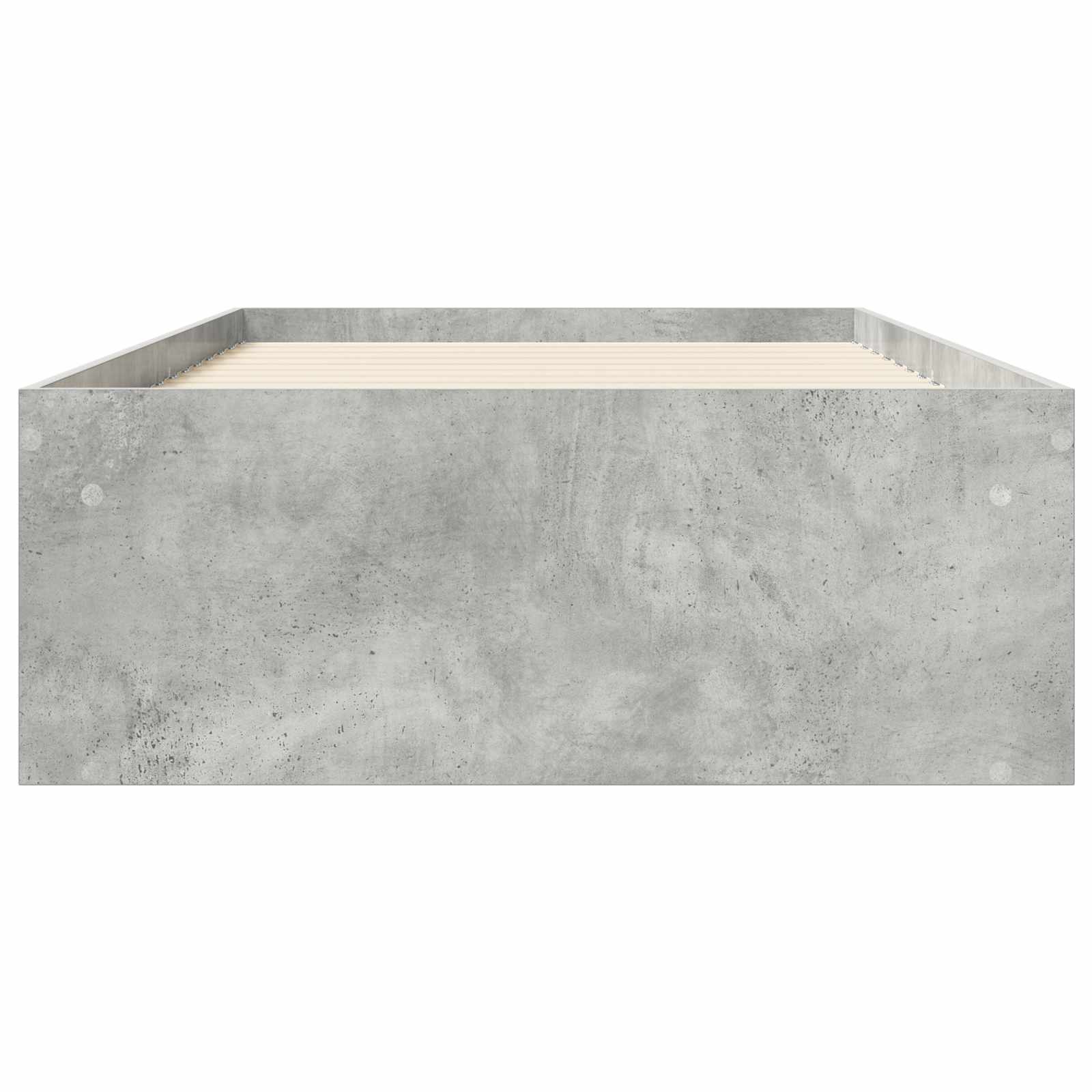 Telaio del letto con storage Grigio Cemento 80 x 200 cm | homemem39