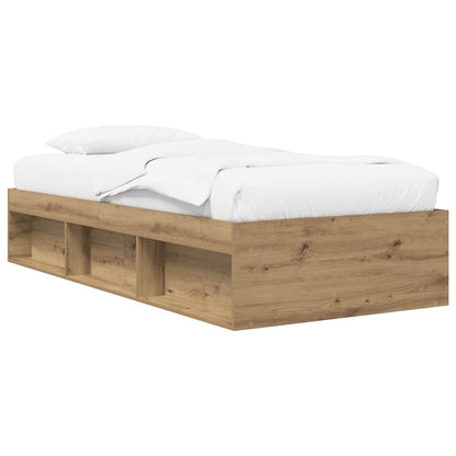Telaio del letto con storage Rovere Artigianale 80 x 200 cm