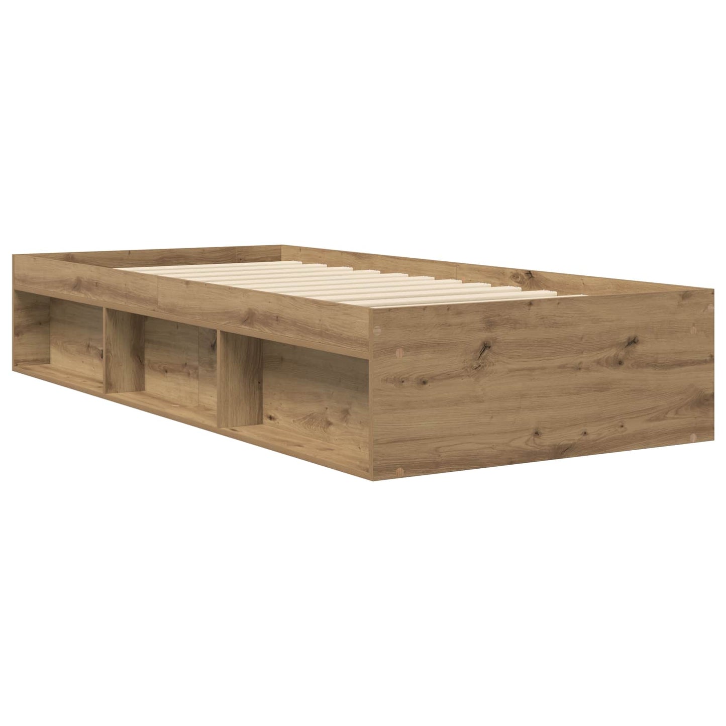 Telaio del letto con storage Rovere Artigianale 80 x 200 cm