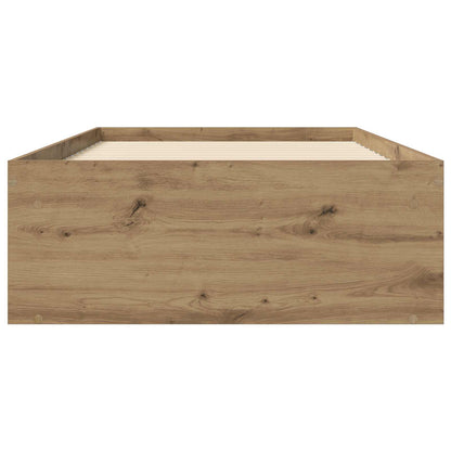 Telaio del letto con storage Rovere Artigianale 80 x 200 cm