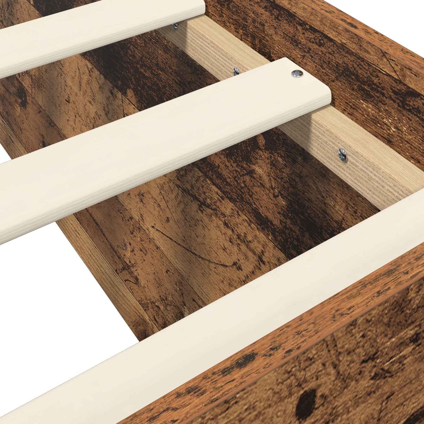 Struttura letto a pavimento Legno antico 80 x 200 cm | homemem39