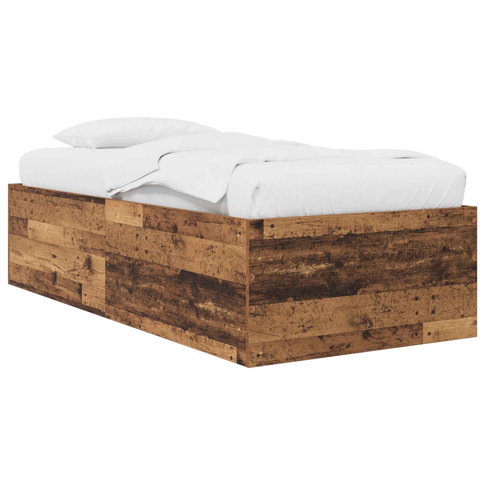 Struttura letto a pavimento Legno antico 80 x 200 cm | homemem39