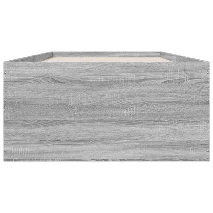 Struttura letto a pavimento Sonoma grigio 80 x 200 cm | homemem39