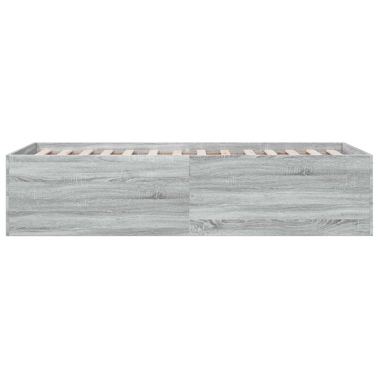 Struttura letto a pavimento Sonoma grigio 80 x 200 cm | homemem39
