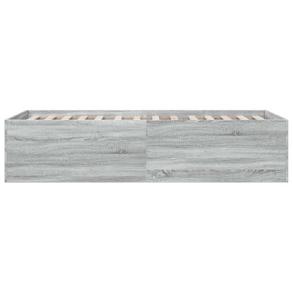 Struttura letto a pavimento Sonoma grigio 80 x 200 cm | homemem39