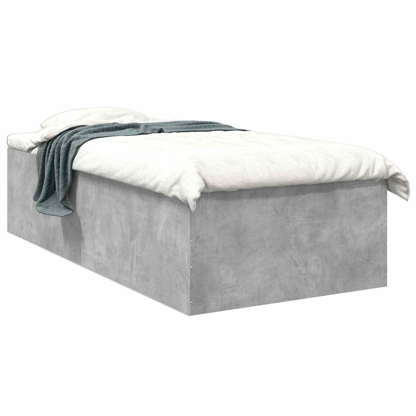 Struttura letto a pavimento Grigio Cemento 80 x 200 cm | homemem39