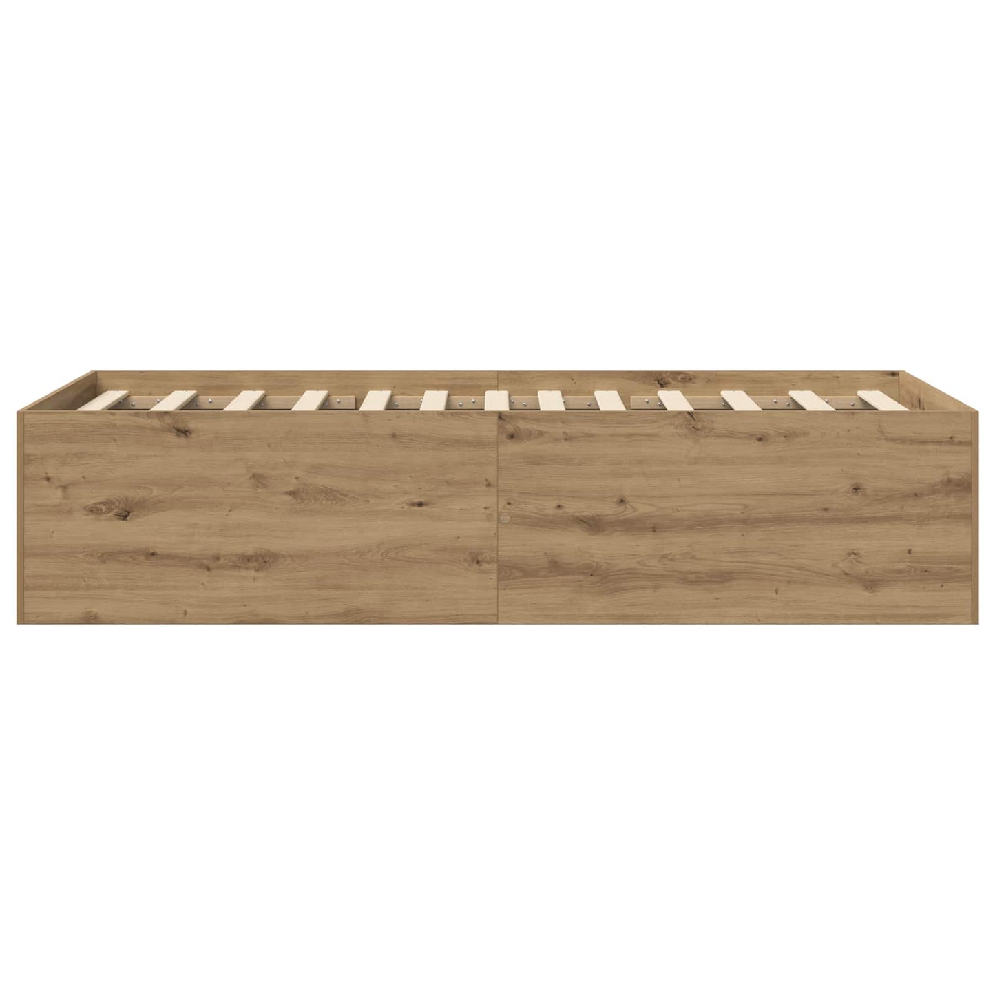 Struttura letto a pavimento Rovere Artigianale 80 x 200 cm | homemem39