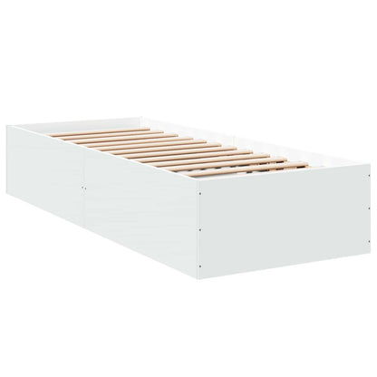 Struttura letto a pavimento Bianco 80 x 200 cm | homemem39