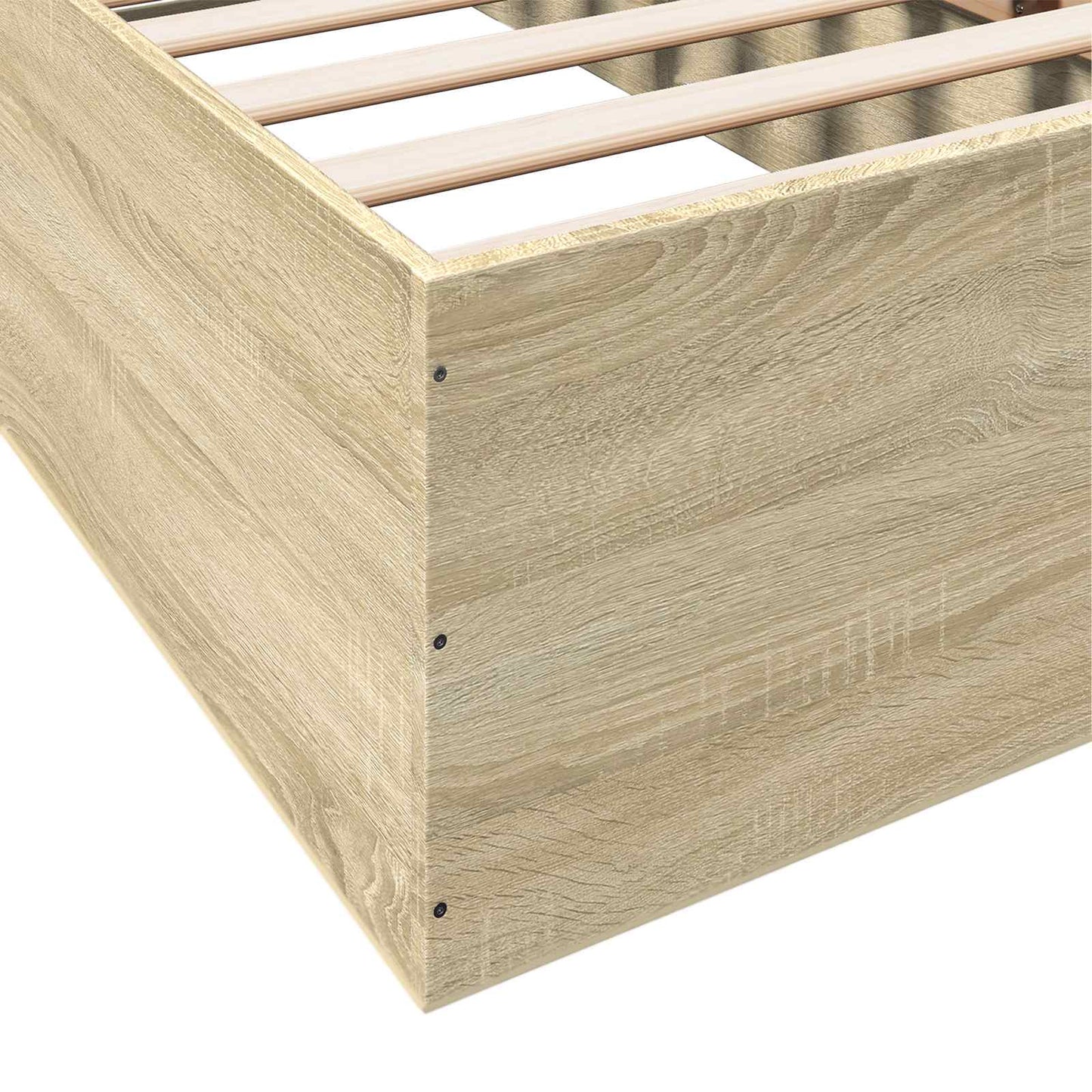 Struttura letto a pavimento Rovere Sonoma 80 x 200 cm | homemem39