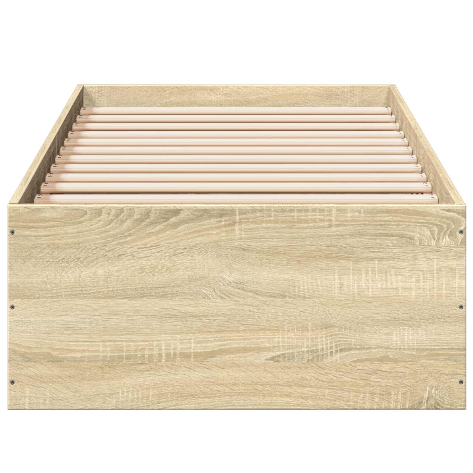 Struttura letto a pavimento Rovere Sonoma 80 x 200 cm | homemem39