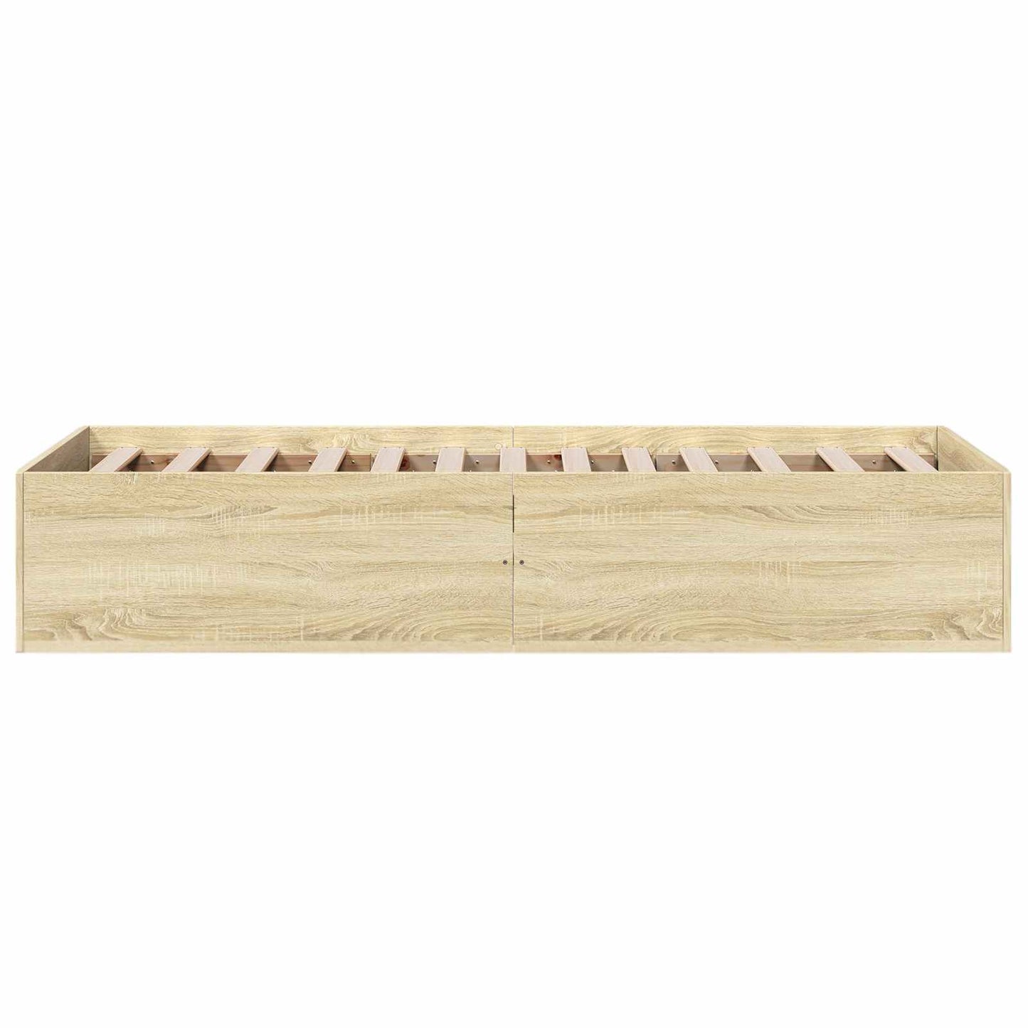 Struttura letto a pavimento Rovere Sonoma 80 x 200 cm | homemem39