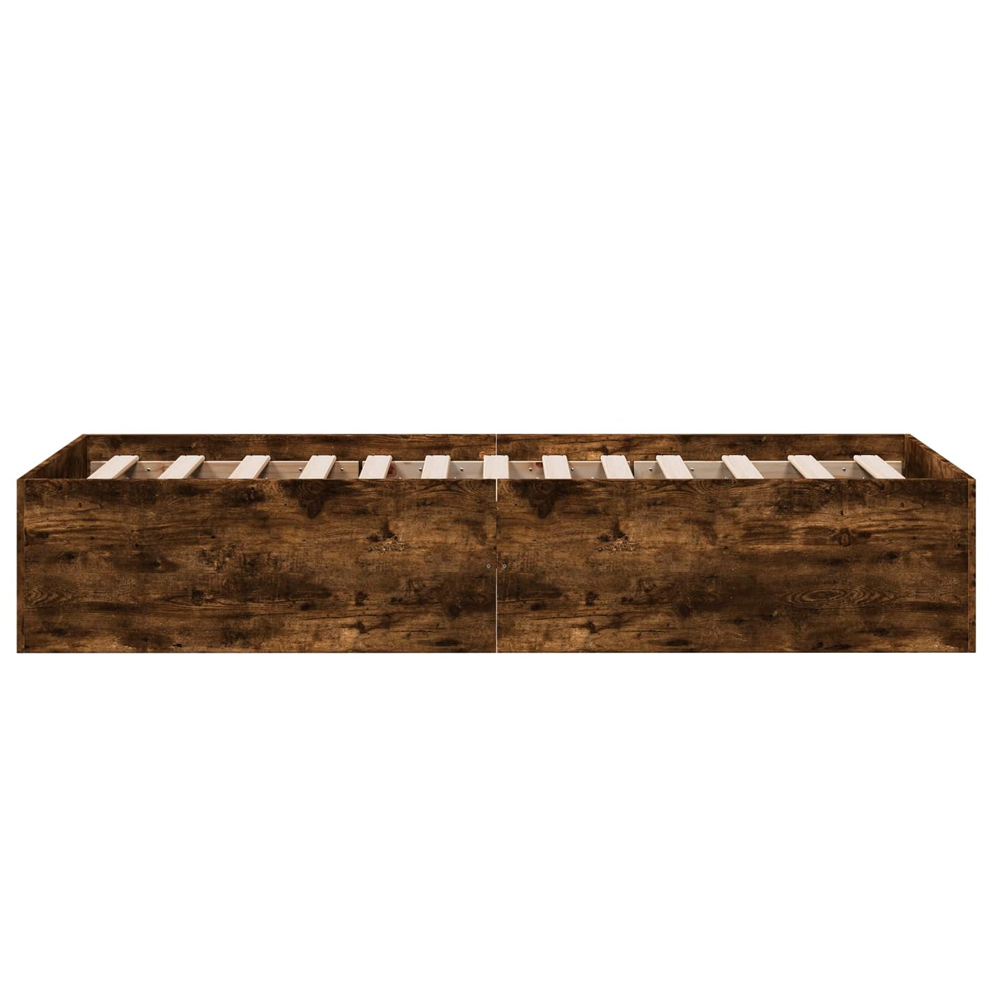Struttura letto a pavimento Rovere Fumo 80 x 200 cm | homemem39