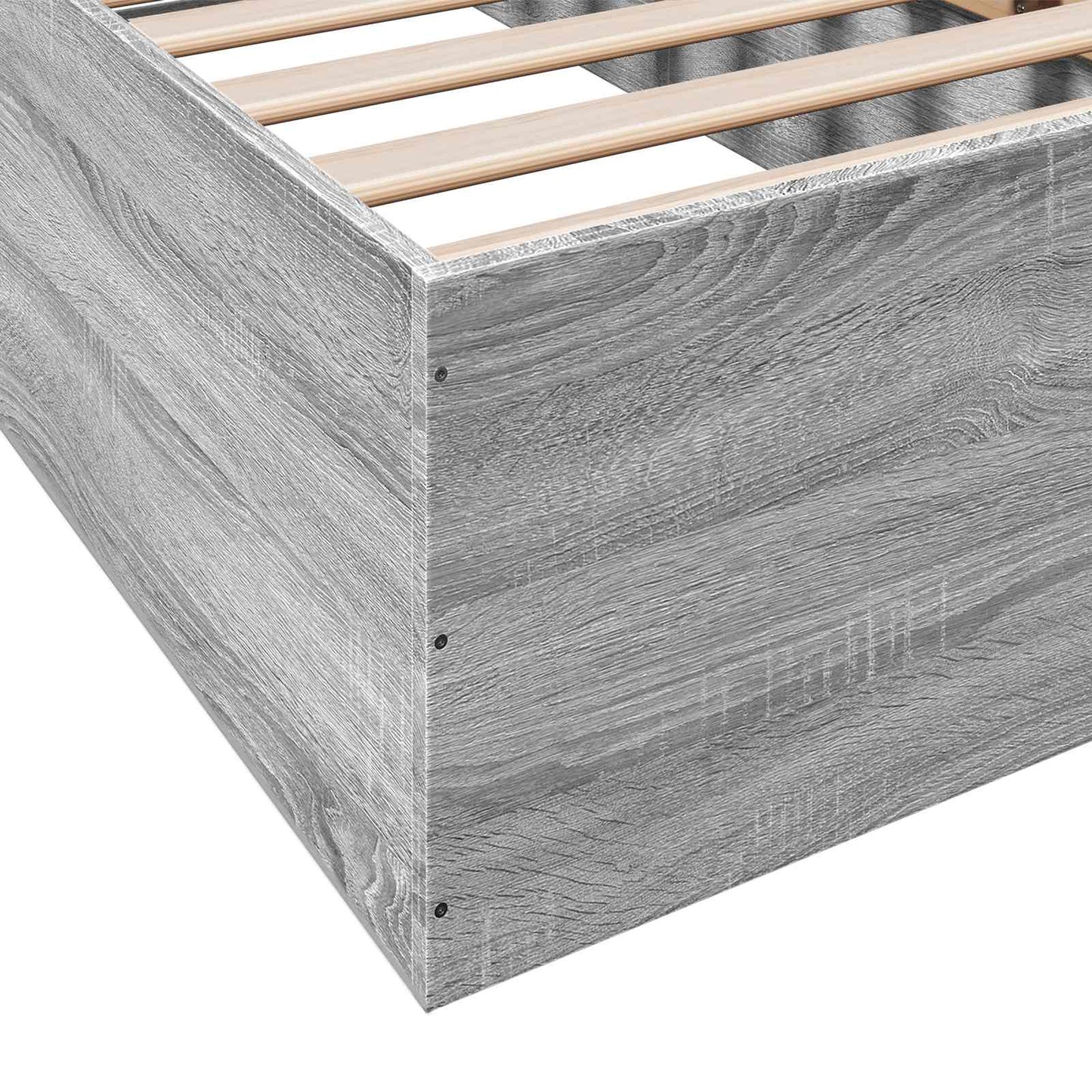 Struttura letto a pavimento Sonoma grigio 80 x 200 cm | homemem39