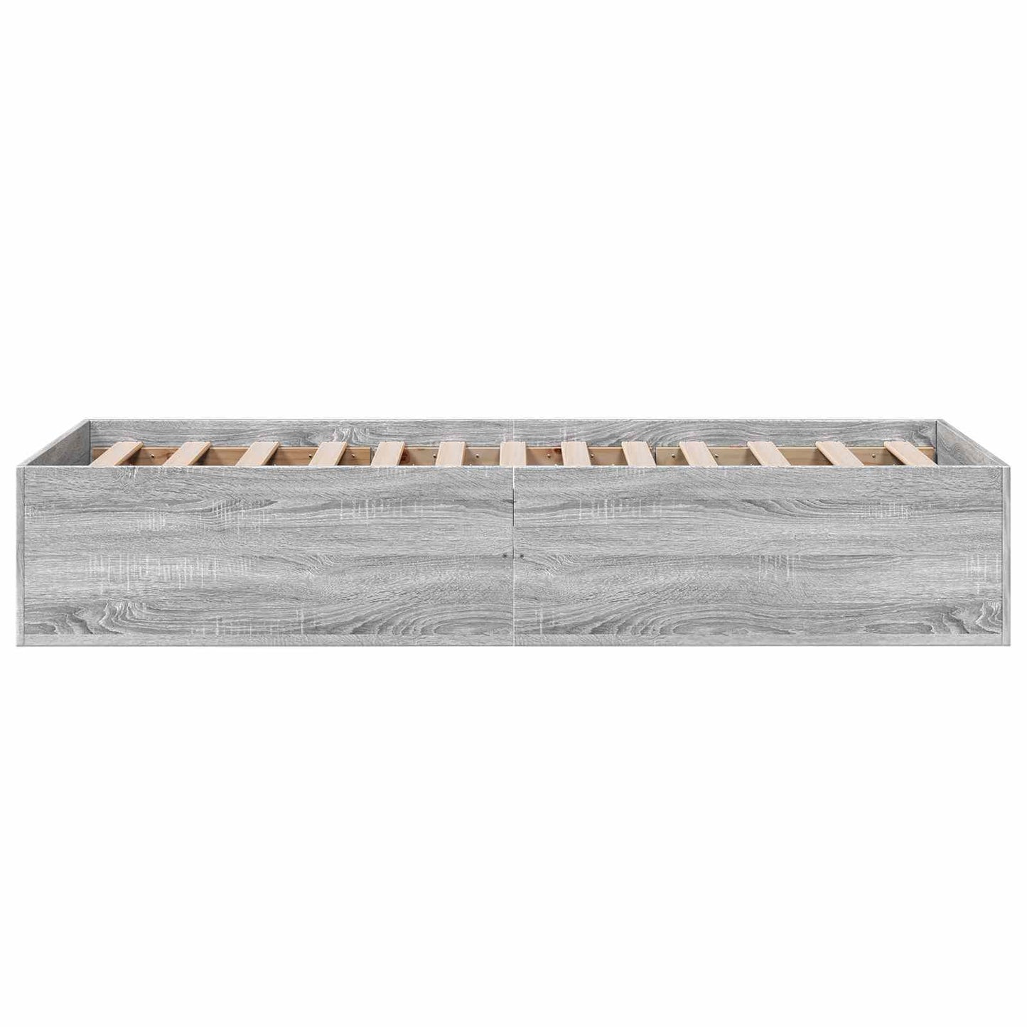 Struttura letto a pavimento Sonoma grigio 80 x 200 cm | homemem39