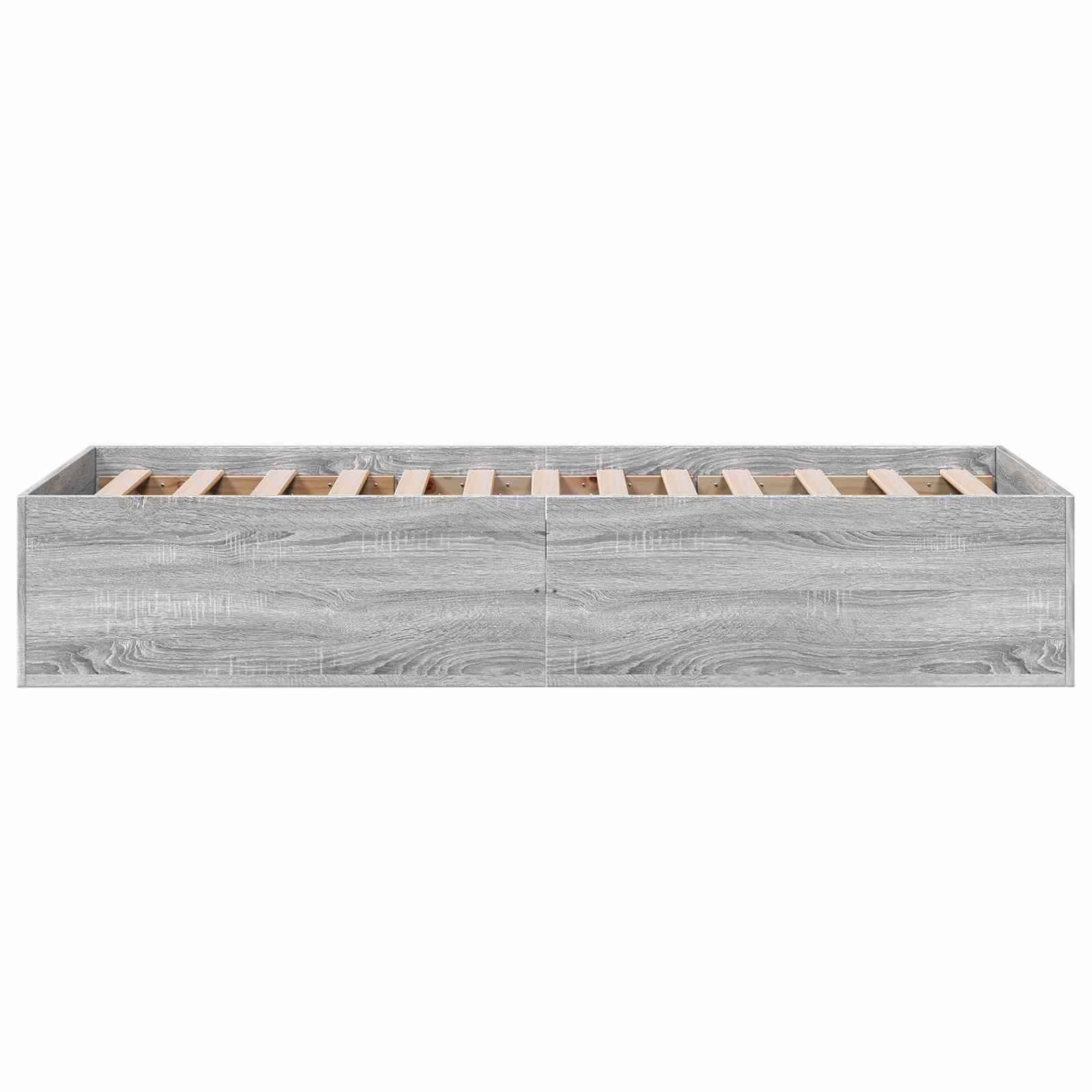 Struttura letto a pavimento Sonoma grigio 80 x 200 cm | homemem39