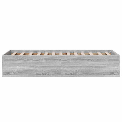 Struttura letto a pavimento Sonoma grigio 80 x 200 cm | homemem39