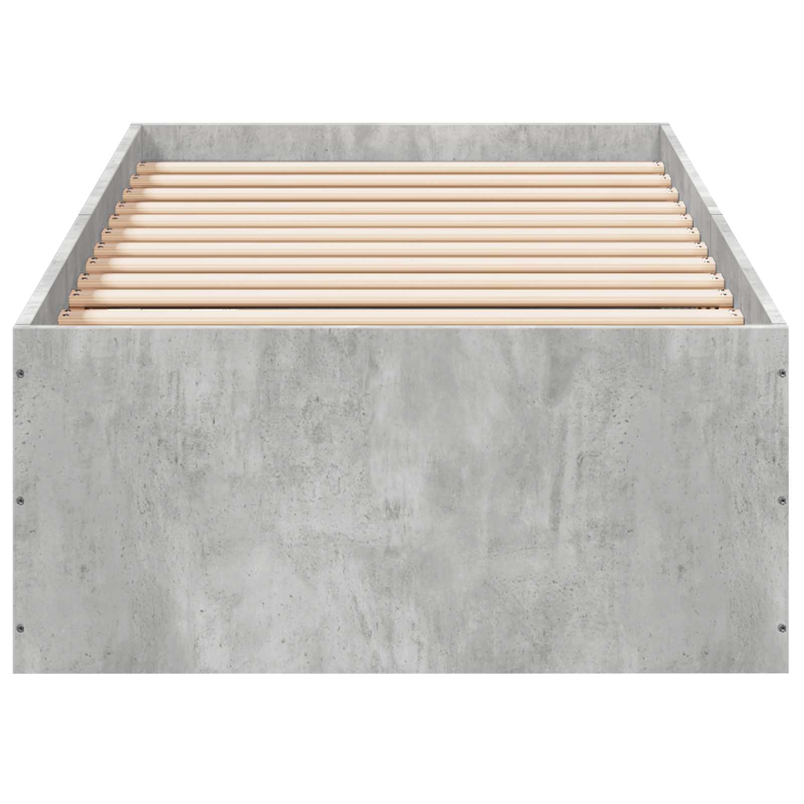Struttura letto a pavimento Grigio Cemento 80 x 200 cm | homemem39