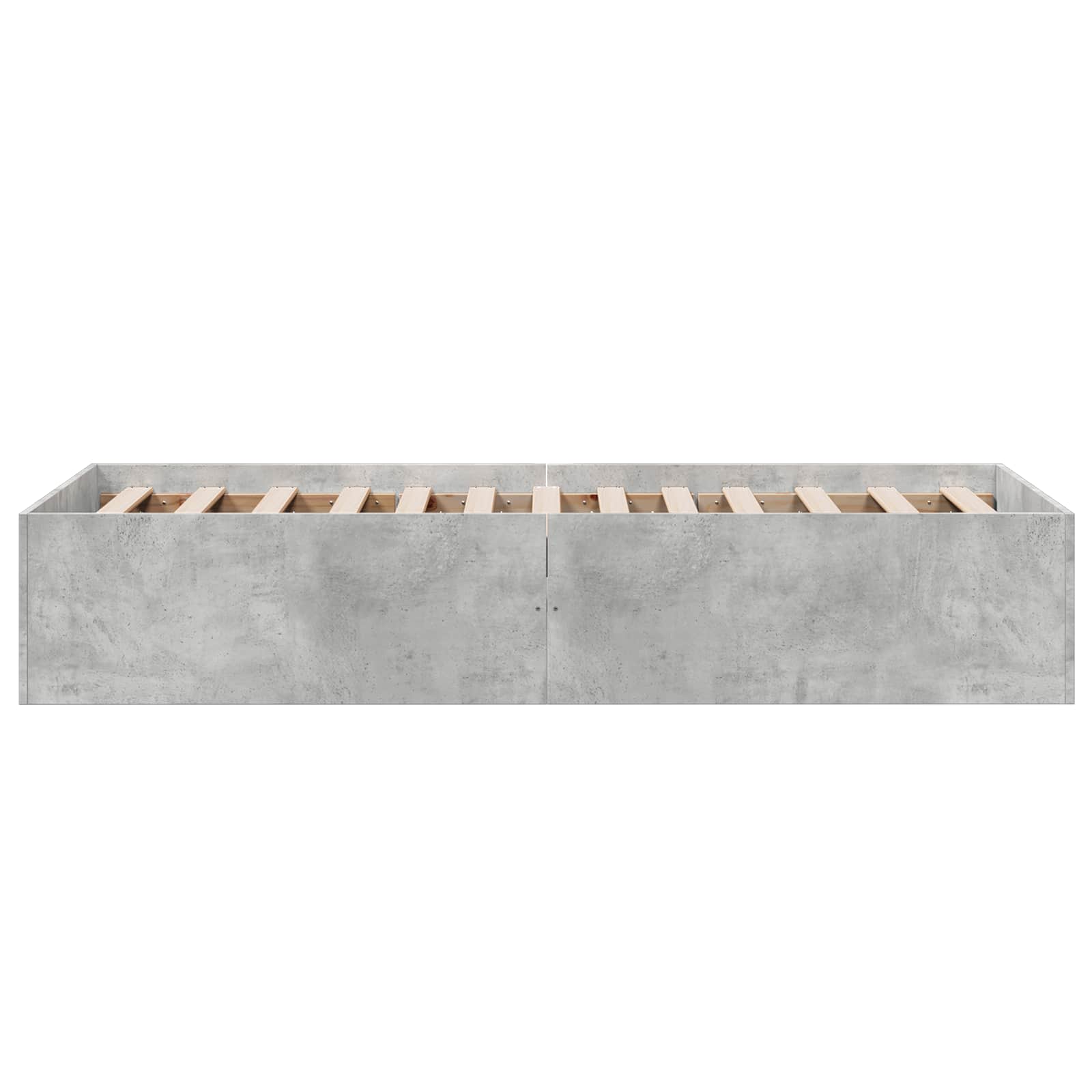 Struttura letto a pavimento Grigio Cemento 80 x 200 cm | homemem39