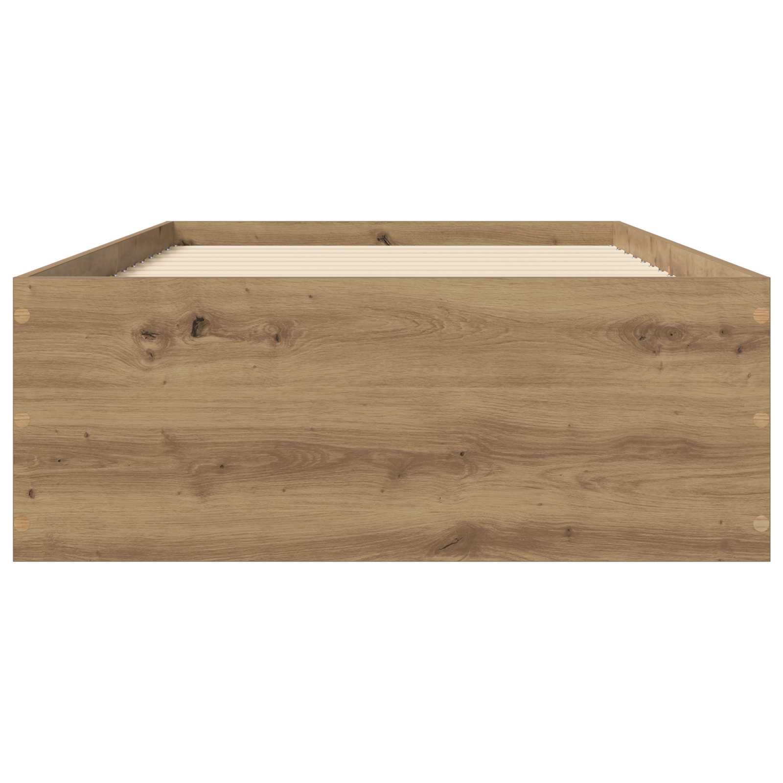 Struttura letto a pavimento Rovere Artigianale 80 x 200 cm | homemem39