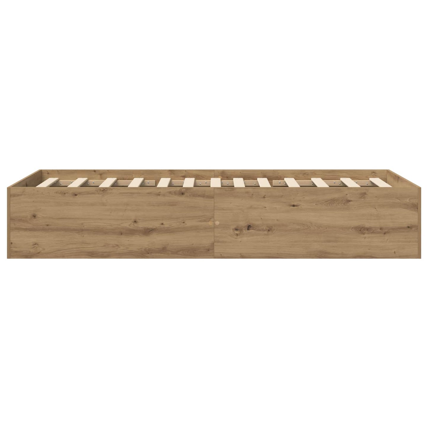 Struttura letto a pavimento Rovere Artigianale 80 x 200 cm | homemem39