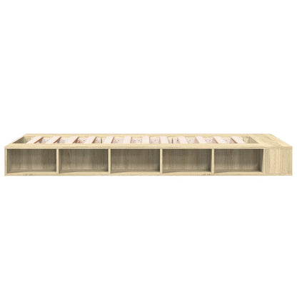 Telaio del letto con storage Rovere Sonoma 80 x 200 cm | homemem39