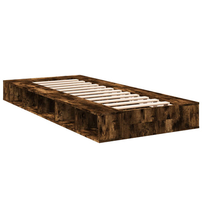 Telaio del letto con storage Rovere Fumo 80 x 200 cm | homemem39