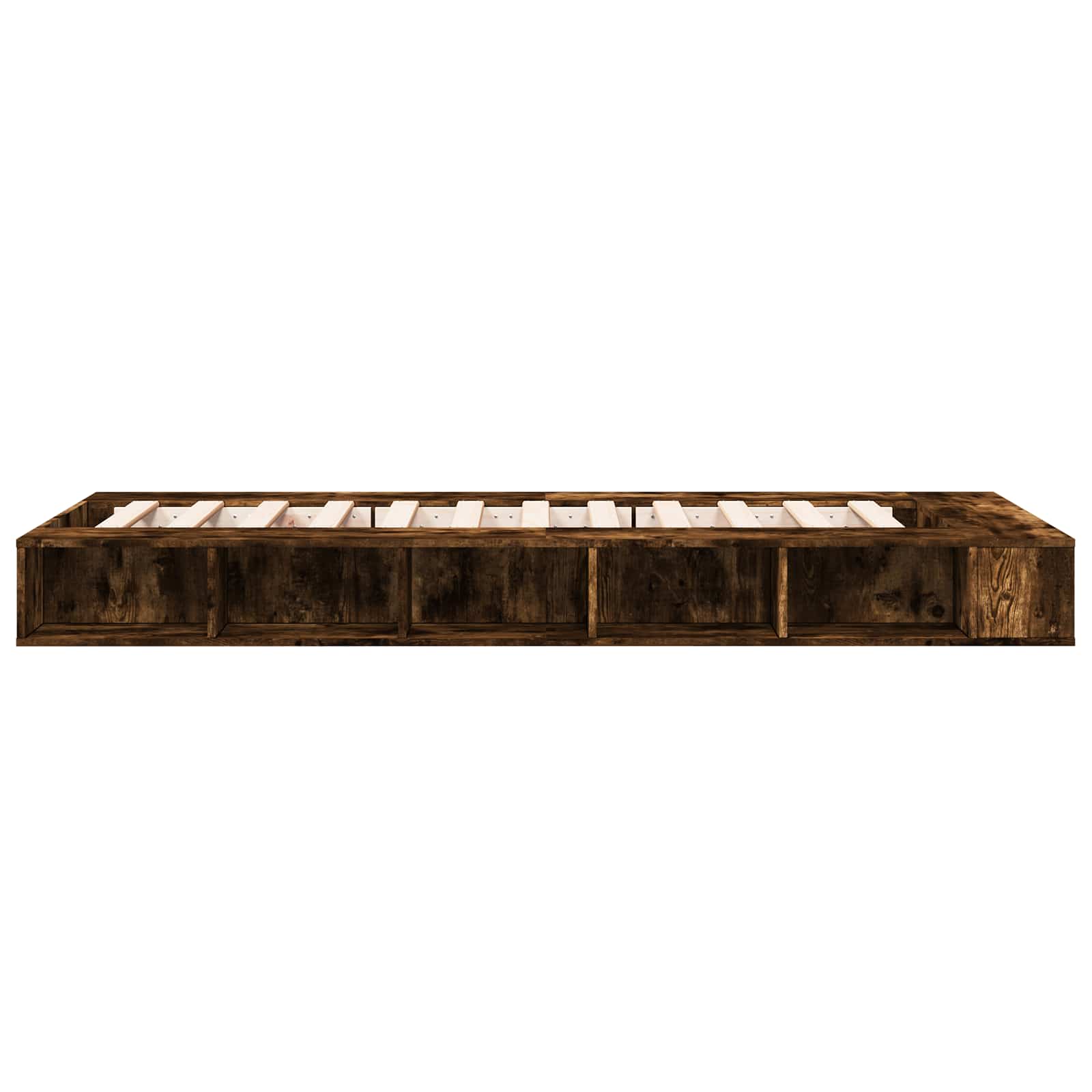 Telaio del letto con storage Rovere Fumo 80 x 200 cm | homemem39
