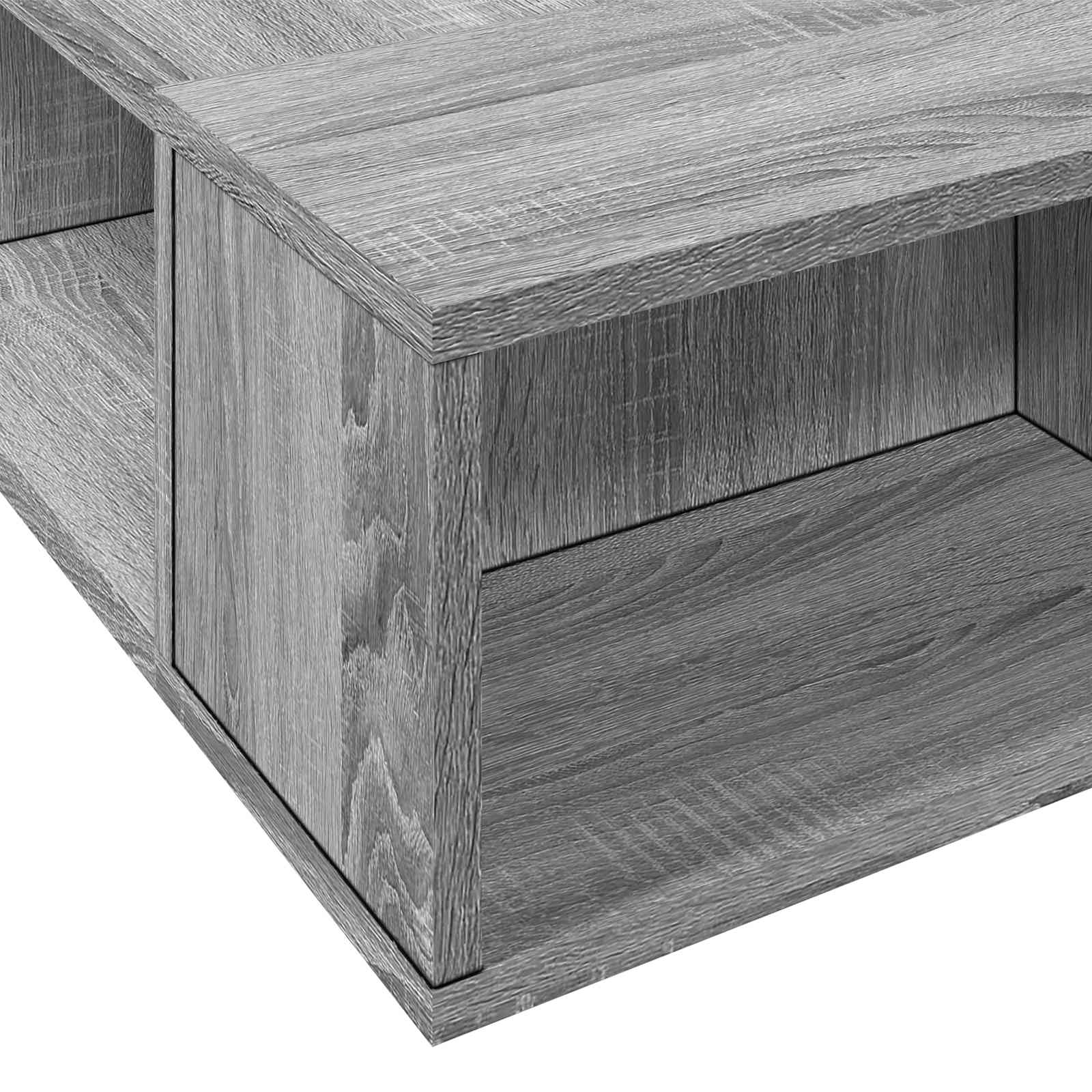 Telaio del letto con storage Sonoma grigio 80 x 200 cm | homemem39