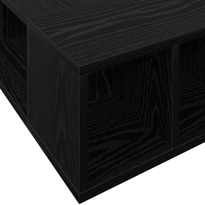 Telaio del letto con storage Rovere Nero 80 x 200 cm | homemem39