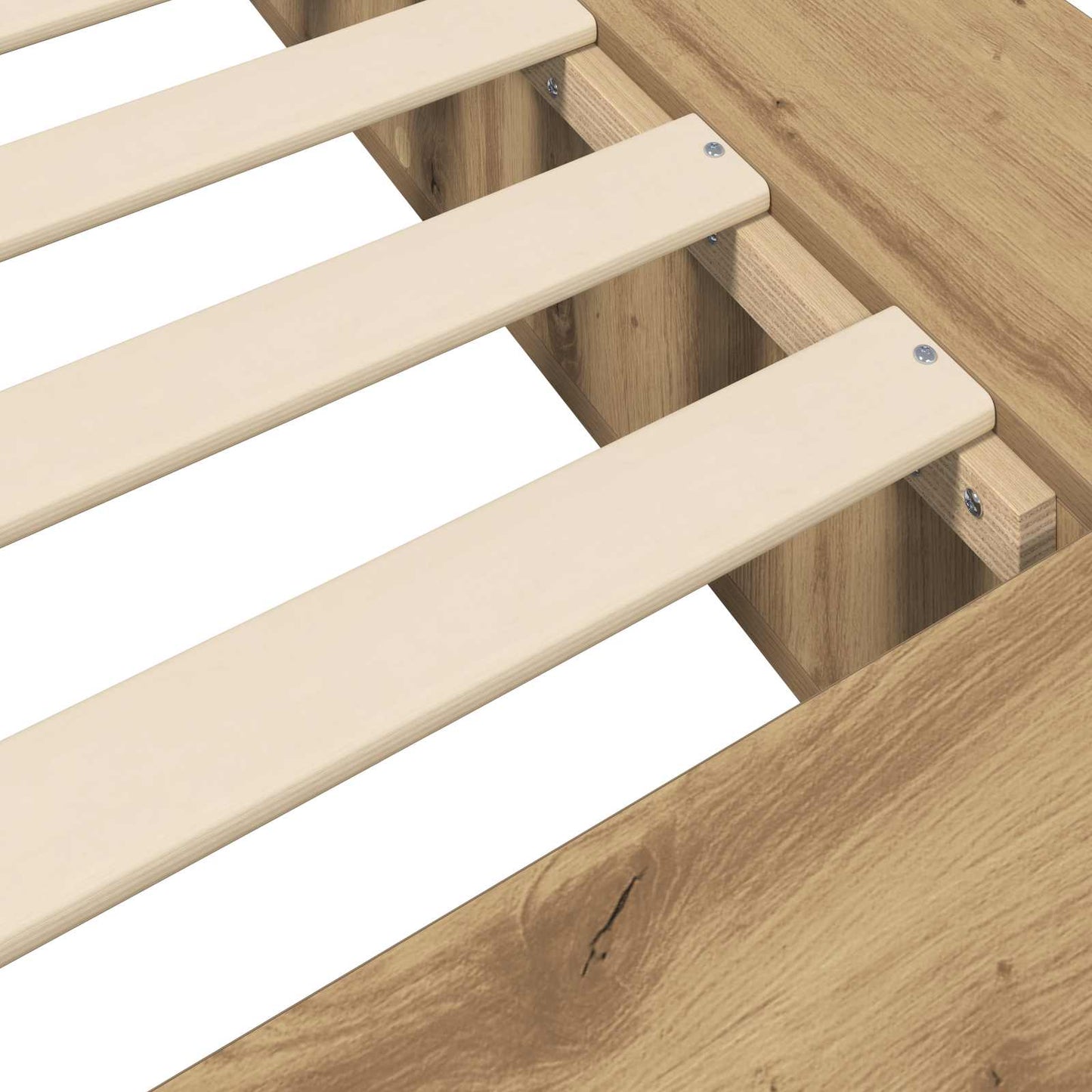 Telaio del letto con storage Rovere Artigianale 80 x 200 cm | homemem39