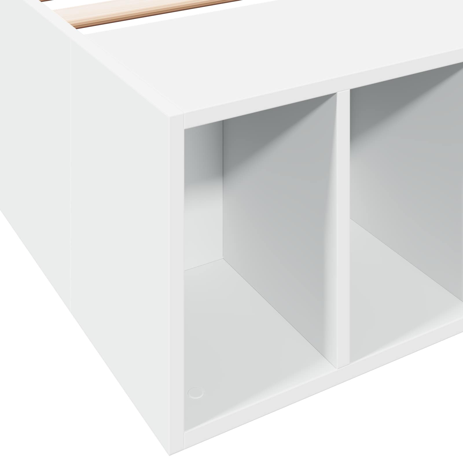 Telaio del letto con storage con lo scaffale Bianco 80 x 200 cm | homemem39