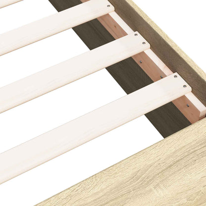 Telaio del letto con storage Rovere Sonoma 80 x 200 cm | homemem39