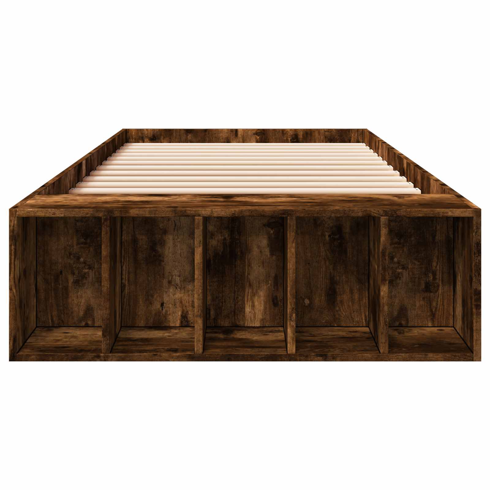 Telaio del letto con storage Rovere Fumo 80 x 200 cm | homemem39