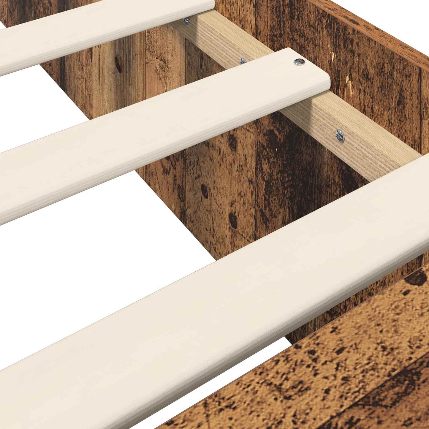 Telaio del letto con storage Legno antico 80 x 200 cm | homemem39