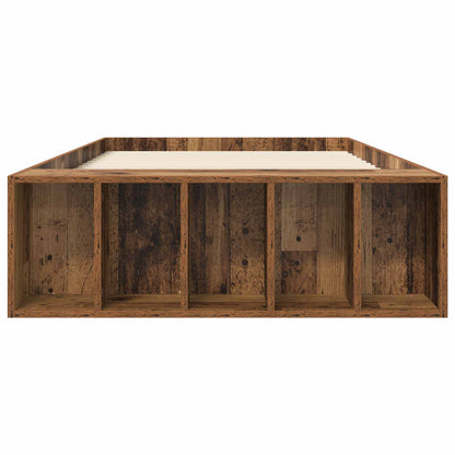 Telaio del letto con storage Legno antico 80 x 200 cm | homemem39