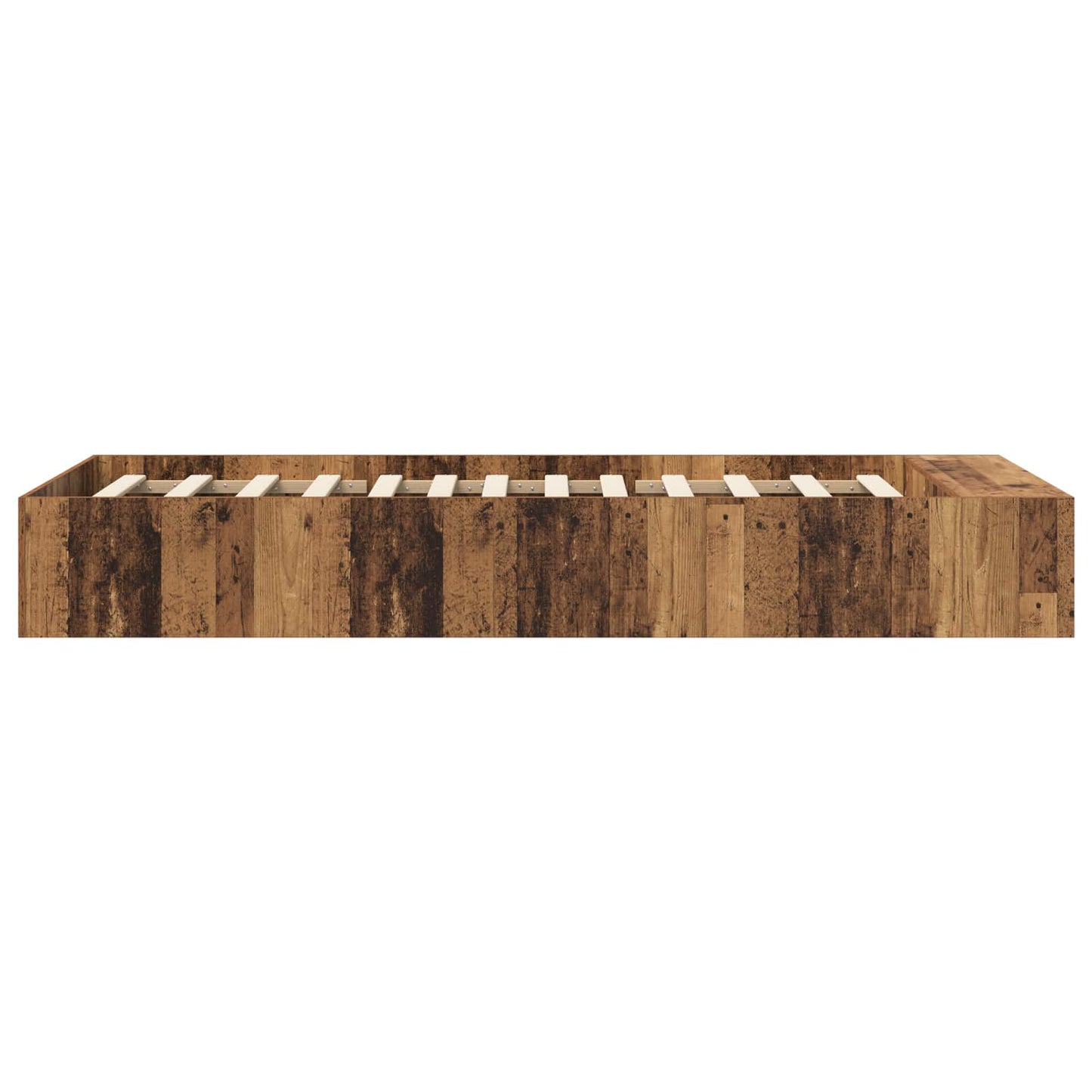 Telaio del letto con storage Legno antico 80 x 200 cm | homemem39