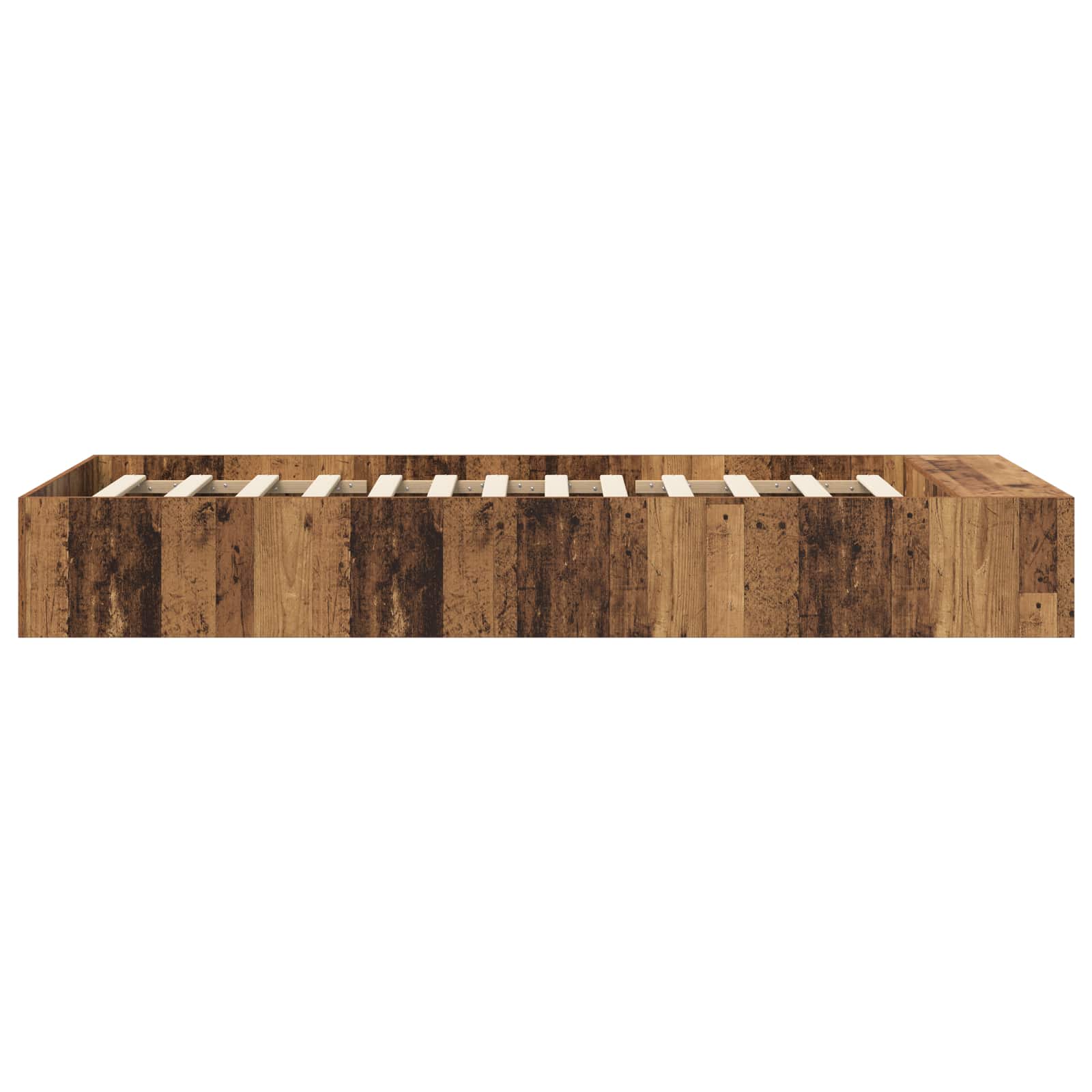 Telaio del letto con storage Legno antico 80 x 200 cm | homemem39