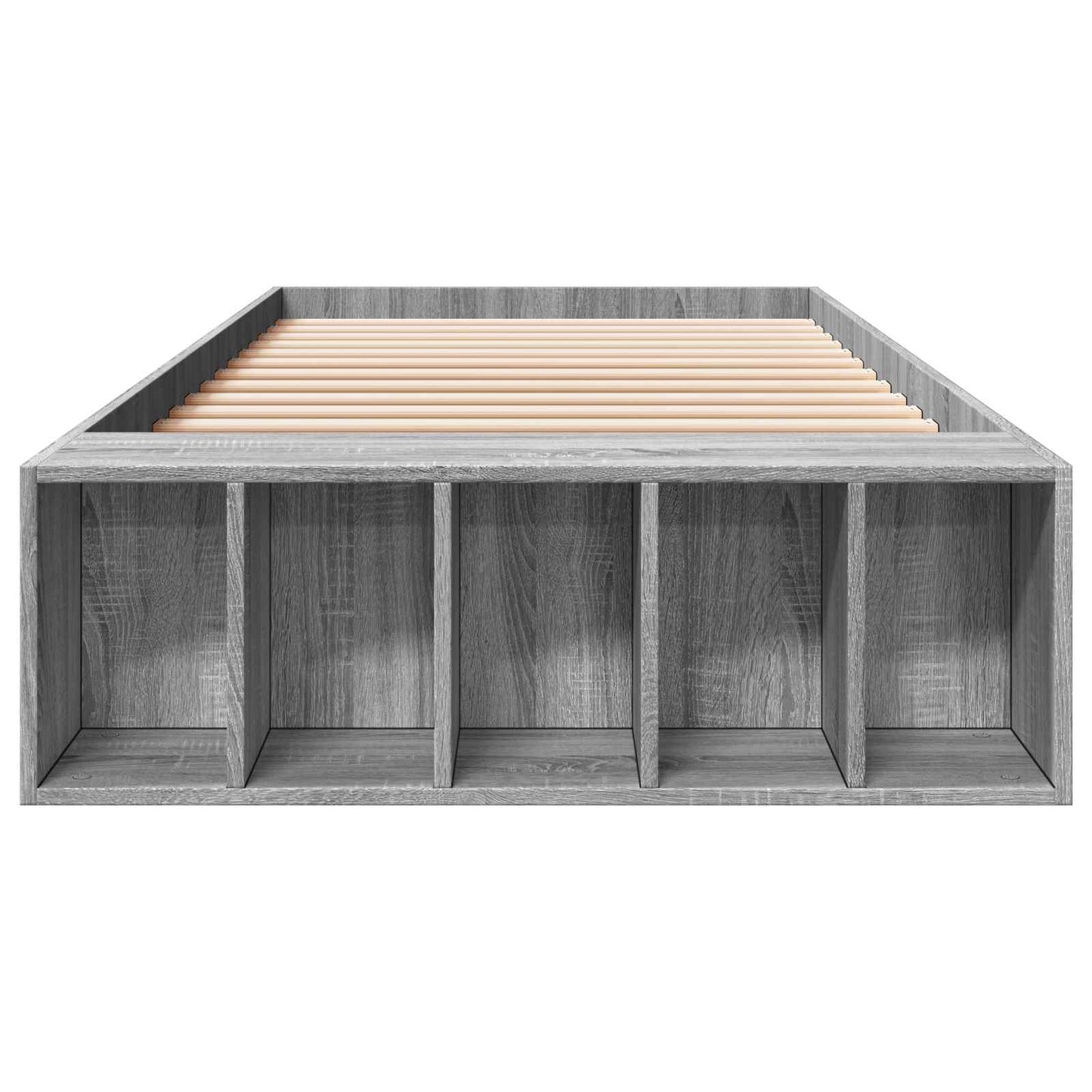 Telaio del letto con storage Sonoma grigio 80 x 200 cm | homemem39