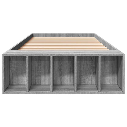 Telaio del letto con storage Sonoma grigio 80 x 200 cm | homemem39