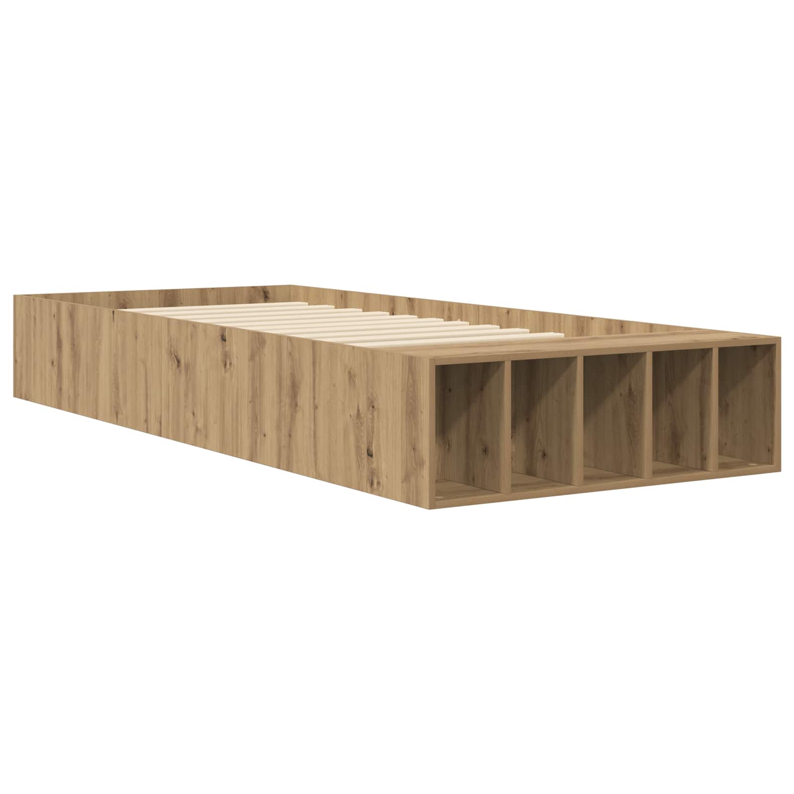 Telaio del letto con storage Rovere Artigianale 80 x 200 cm | homemem39