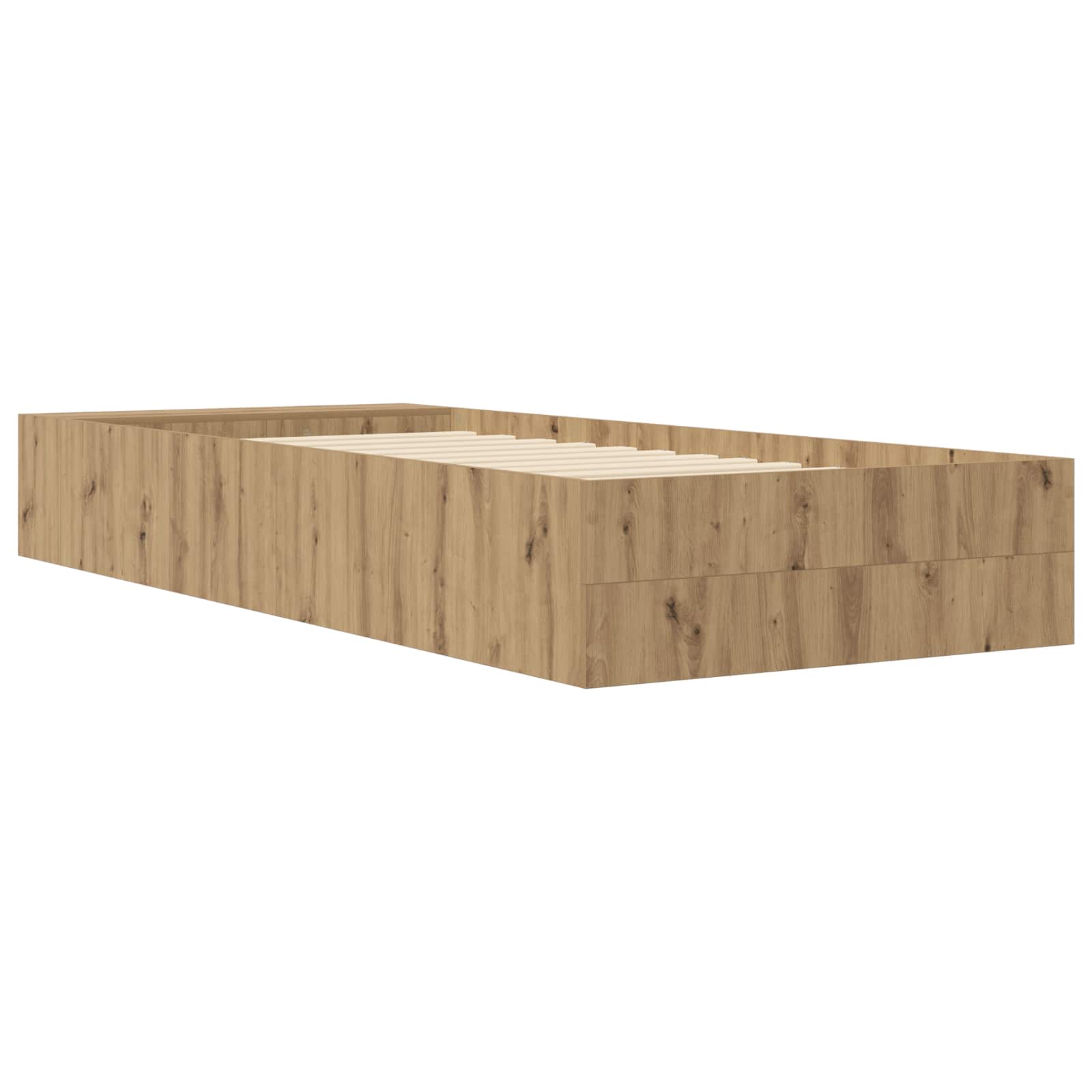 Telaio del letto con storage Rovere Artigianale 80 x 200 cm | homemem39