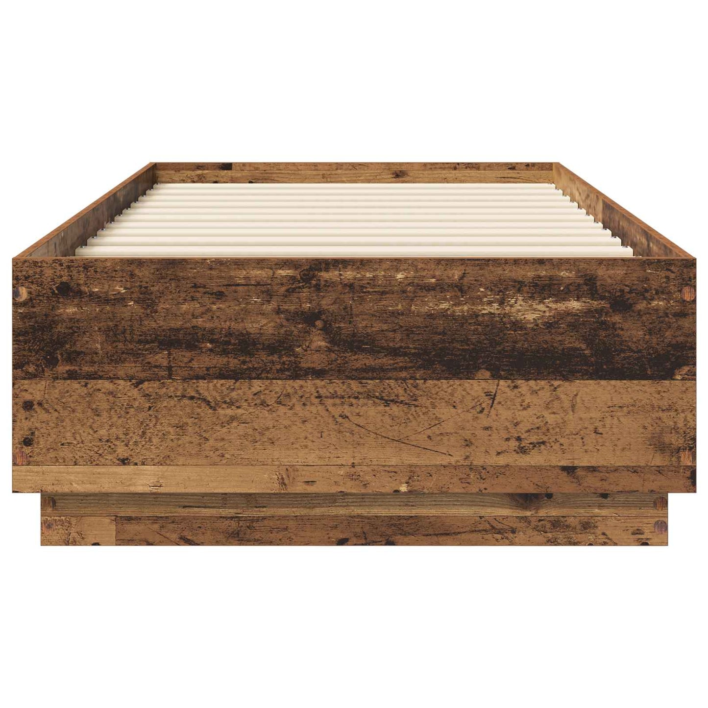 Letto con LED Legno antico 80 x 200 cm Legno ingegnerizzato | homemem39