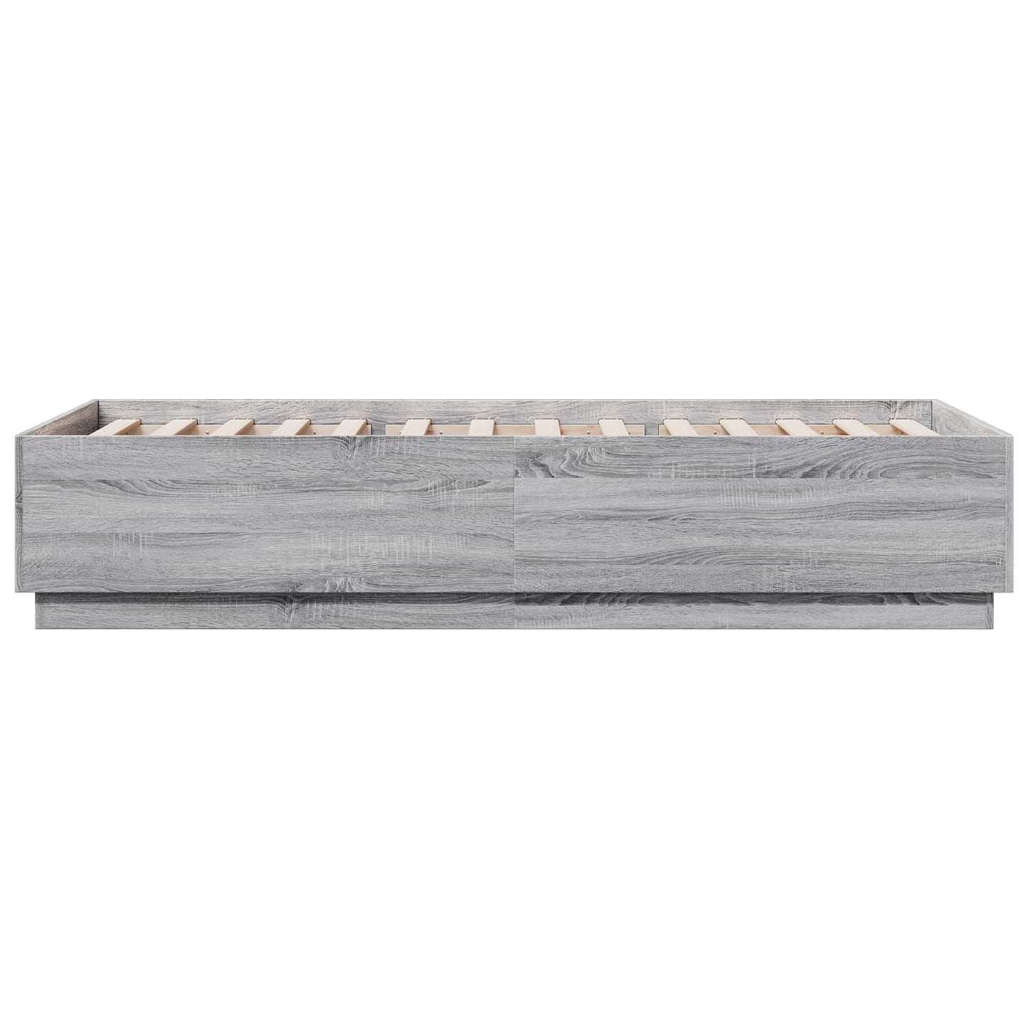 Letto con LED Sonoma grigio 80 x 200 cm Legno ingegnerizzato | homemem39