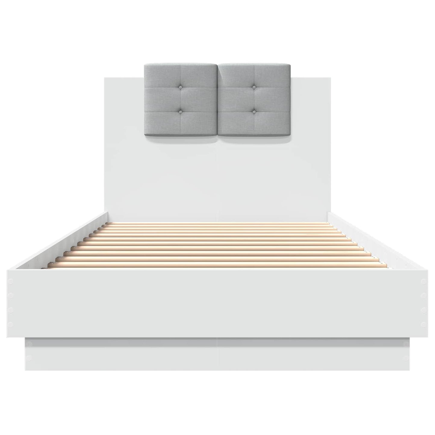 Struttura letto con testata con testiera Bianco 80 x 200 cm