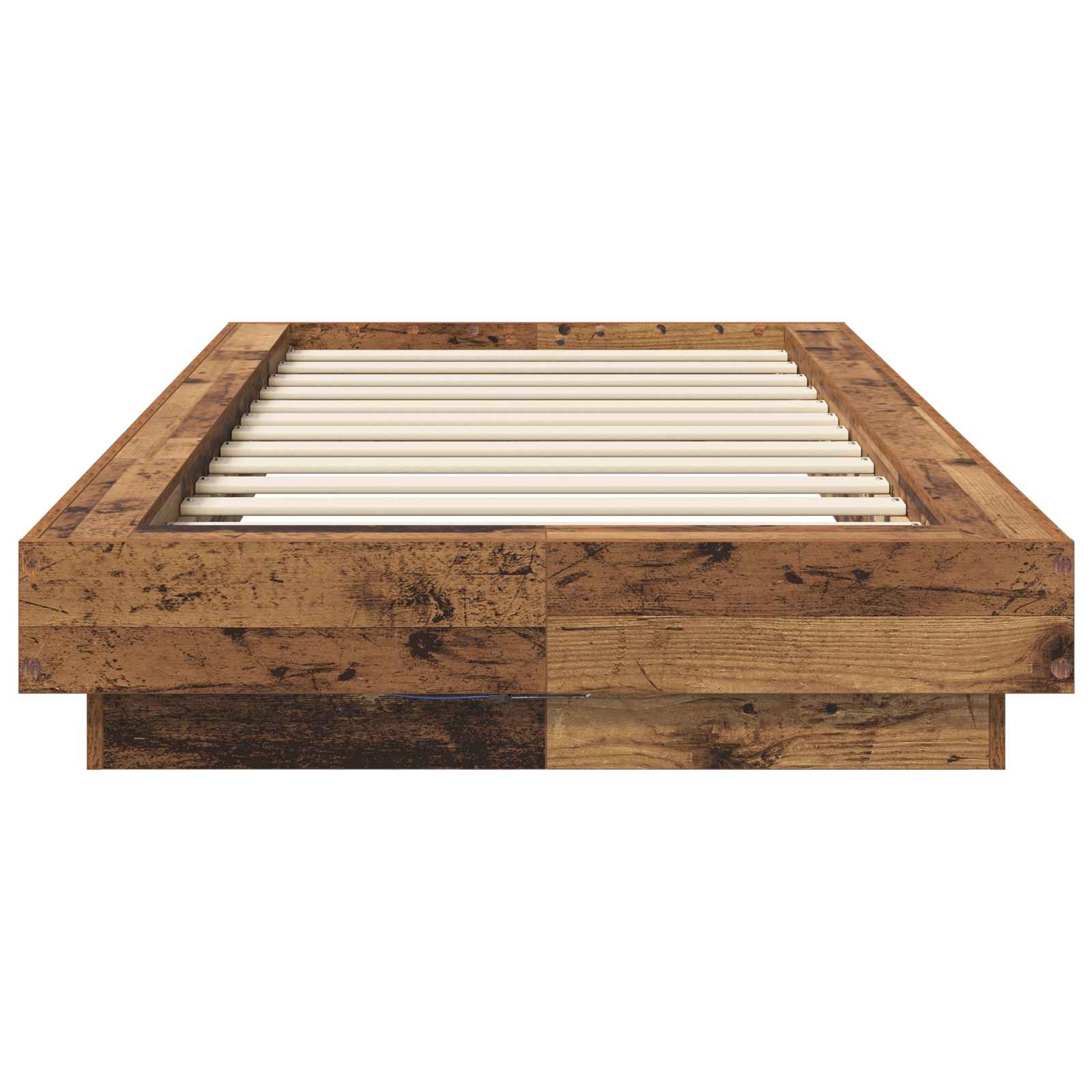 Letto con LED Legno antico 80 x 200 cm Legno ingegnerizzato | homemem39