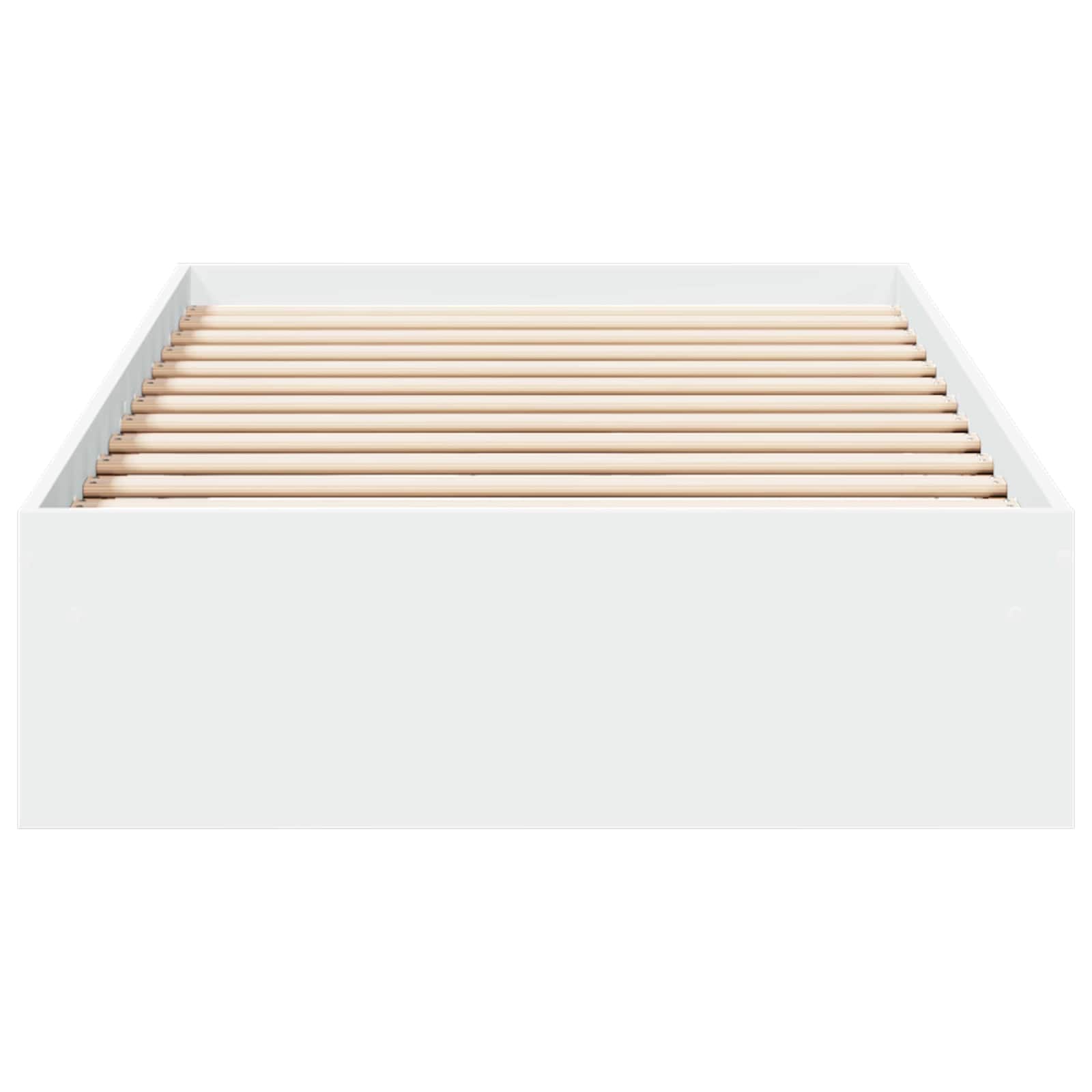 Telaio del letto con storage con cassetto Bianco 80 x 200 cm | homemem39